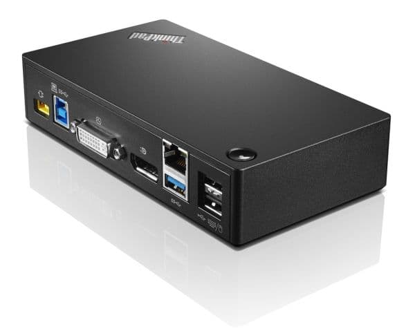 Lenovo ThinkPad USB 3.0 Pro Dock - Dockningsstation - USB - DP, DVI - 1GbE - 45 Watt - Danmark