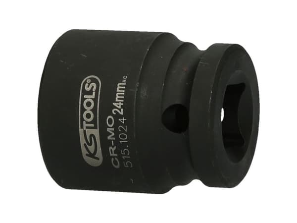KS Tools 515.1024, Kraftpipe, Sort, 1 hoder, 1/2", Metrisk, 24 mm
