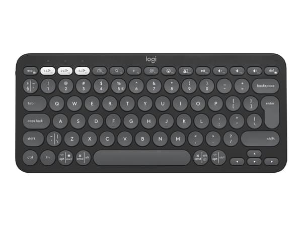 Logitech Pebble - - trådløs - QWERTY - US International