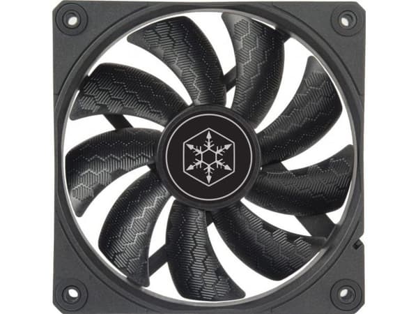 SilverStone Shark Force Lüfter, 120mm - musta