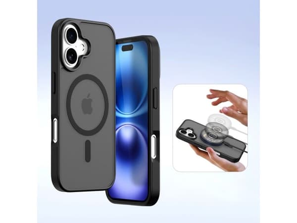 Dux Ducis Lawa Lærveske til iPhone 16 - Sort