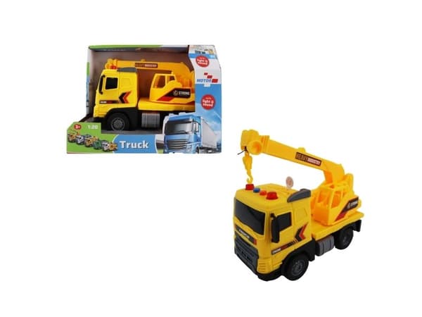 Impulse Toys kranbil m/lys og lyd 1:20