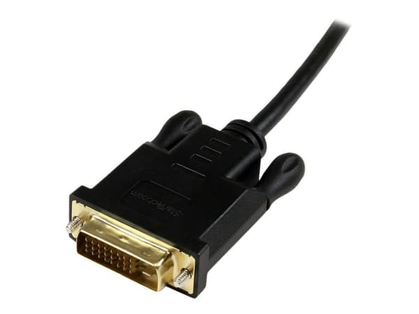 StarTech.com 6 ft Mini DisplayPort to DVI Active Adapter Converter Cable - 6ft (1.8m) Active mDP to DVI Cable for PC - 1920x1200 - Black (MDP2DVIMM...