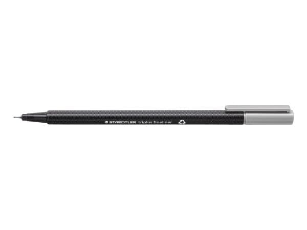 STAEDTLER triplus - Fineliner - silvergrå - vattenbaserat bläck - 0.3 mm - superfin