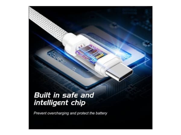 Swissten tekstiili USB - USB-C 3.0m musta