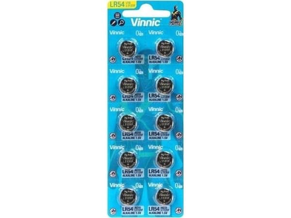 Vinnic LR54 batteri 10 stk.