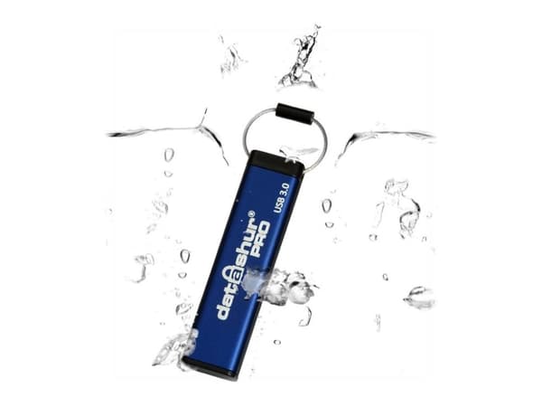 iStorage datAshur PRO - USB-flashstasjon - kryptert - FIPS 140-2 Level 3 - 64 GB - USB 3.0
