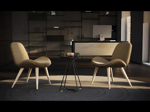 Sofa Tilkka 4L, Era CSE11 med sortbejdset ben