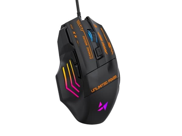 Wozinsky WMGK-1179W Wired Optical Gaming Mouse 7200 DPI with Backlight - Black