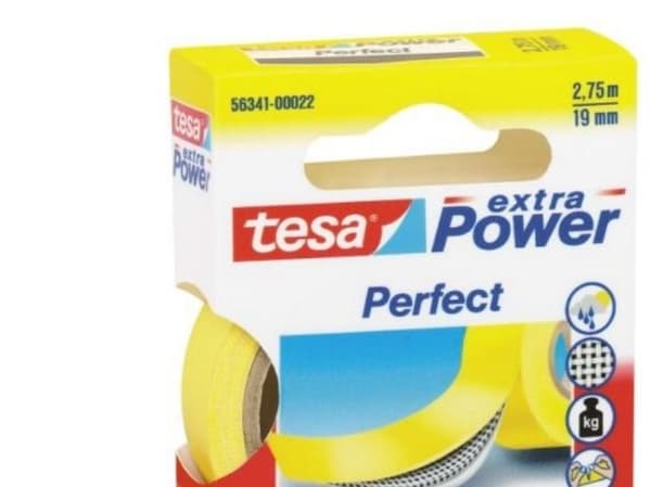 Tesa extra Power Perfect - teippi - 19 mm x 2,75 m - gul
