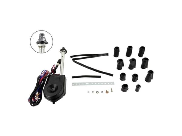 Teleskopantenne AM/FM automatisk chrome