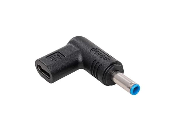 Akyga AK-ND-C09, USB-C, 4.5 x 3.0 mm, Sort