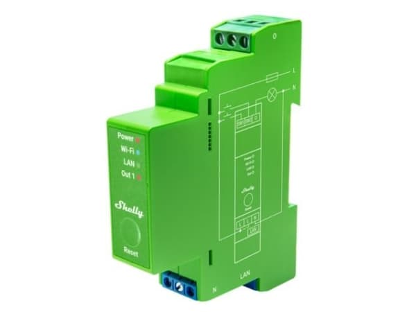 Shelly Pro Dimmer 1PM - WiFi-tavlelysdemper, 200W