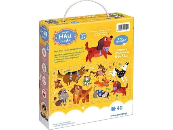 Chuchu Hau Puzzle - hundar 40 st.