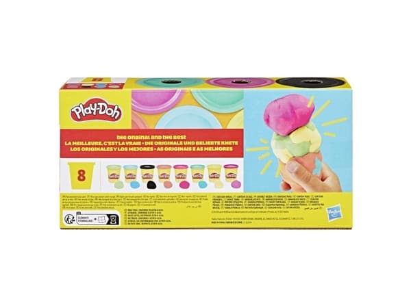 Play-Doh 8-pakning 680 g - Vibrant