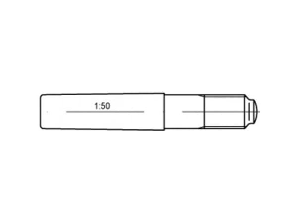 TOOLCRAFT spikstift/klinspik 14 mm stål, 10 st
