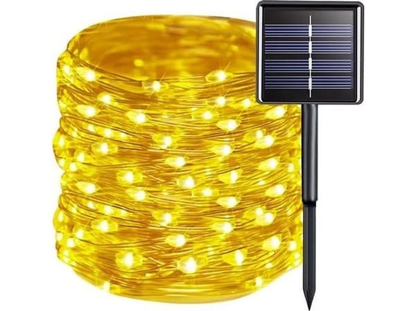 Solcelle lyskjede 15 m IP44 24007