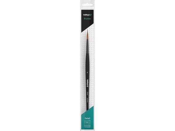 Vallejo B02004, Single brush, Round brush, Synthetic