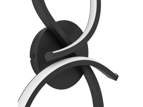 EGLO SERPINS vegglampe sort/hvit