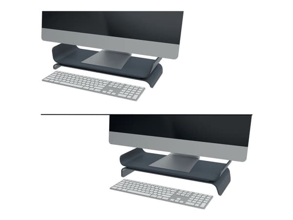 Leitz Ergo - Monitorställ - adjustable - mörkgrå
