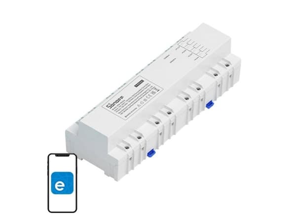 Sonoff SPM-4Relay smart laddbar effektmätare med relä