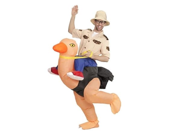 Tutkiminen strutsin puku