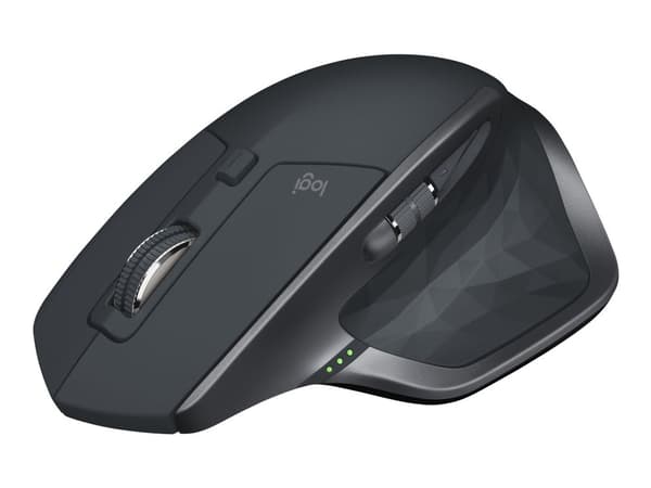 Logitech MX Master 2S - Mus - laser - 7 knapper - trådløs - KUN Bluetooth, ingen USB-mottaker - grafitt