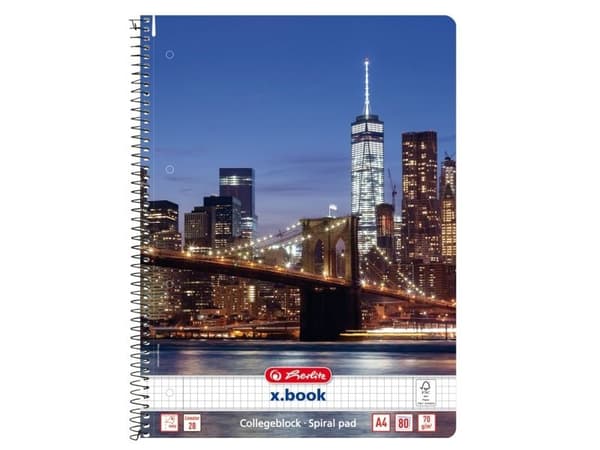 Herlitz 11086204, Multicolour, A4, 80 ark, 70 g/m², Universal