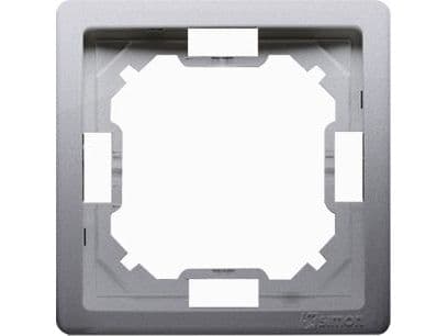 Contact-Simon Simon Basic inox enkeltramme (BMR1/21)