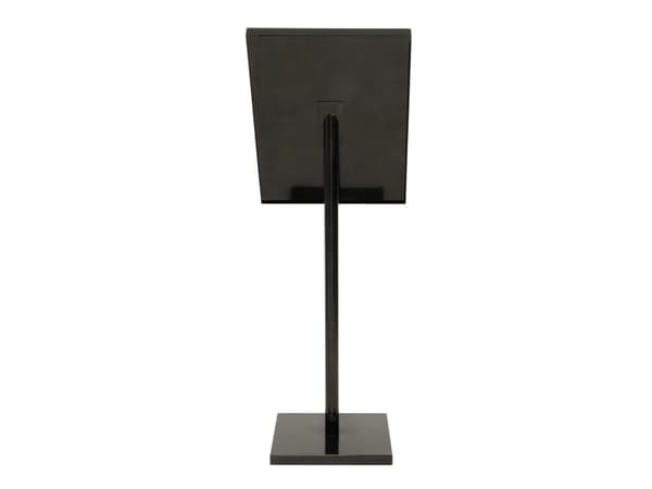 Securit® BLACK STAR LED informationsdisplay för 4xA4, set med stativ