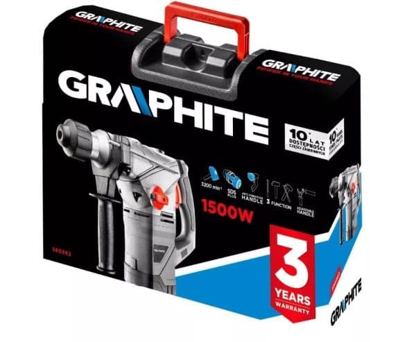 Graphite Graphite 58G862 1500 W roterande hammare