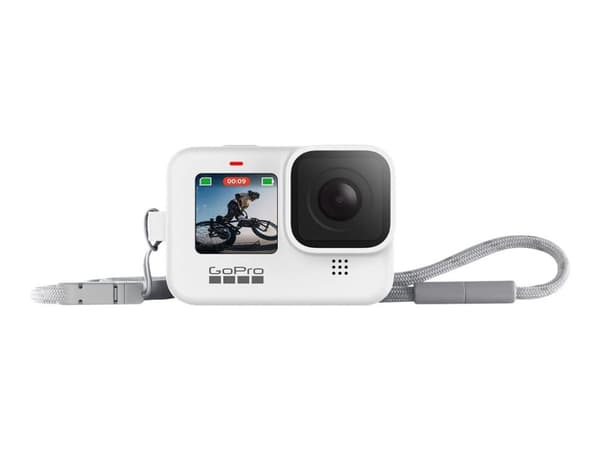 GoPro silikonetui og ledning, hvit
