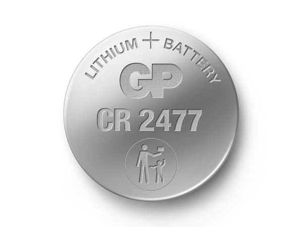 GP knapcelle, Lithium, CR2477, 1-pak