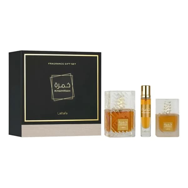 Lattafa 3p Gift Set Khamrah