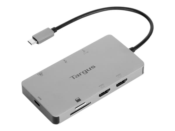 Targus - Dokkingstasjon - USB-C / Thunderbolt 3 - 2 x HDMI - 1GbE