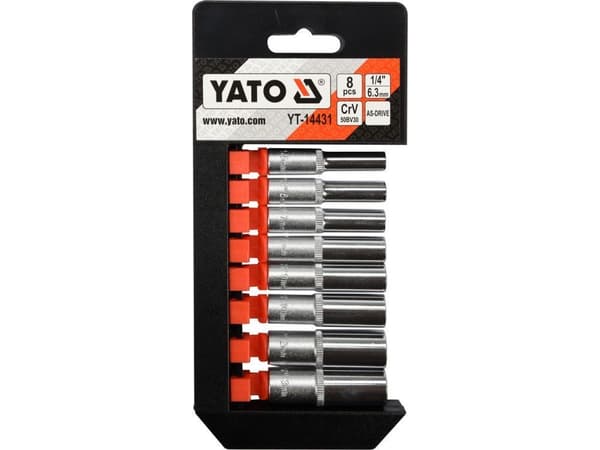 'Yato yt-14431 - Socket Set 1/4, 8pcs