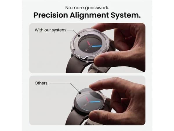 4kom.pl SZKLO HARTOWANE TECH-PROTECT EASY SET+ 2-PACK SAMSUNG GALAXY WATCH 8 / 9 (40 MM) CLEAR
