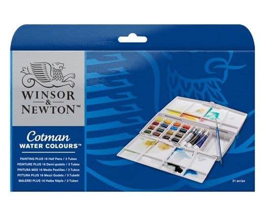 Cotman akvarellmalesett PLUS