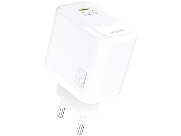Dudao A28EU-sovitin 45Watt 1xUSB-C Valkoinen