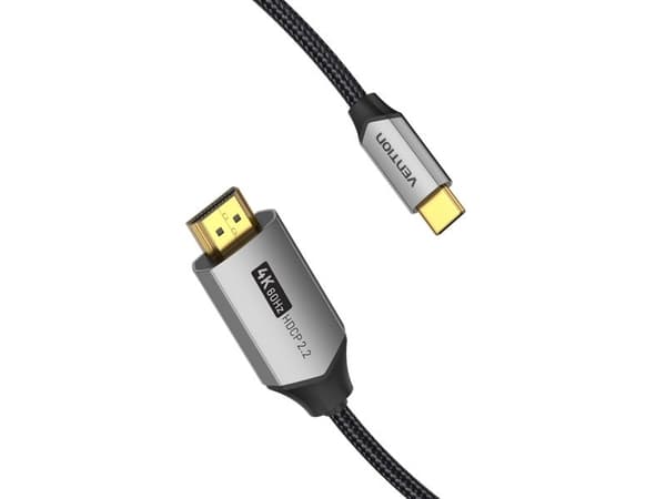 Kabel USB-C do HDMI 2m Vention CRBBH (Czarny)