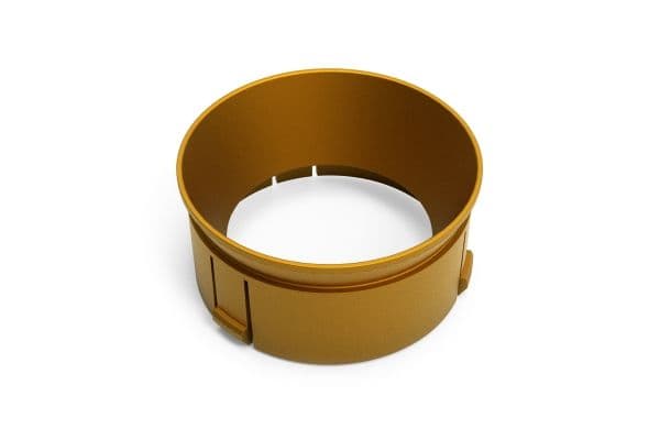 One track reflektor i mat guld design