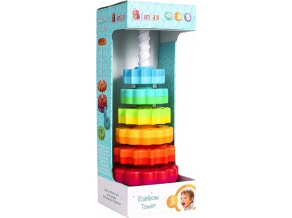 BAM BAM regnbuespiral pyramide