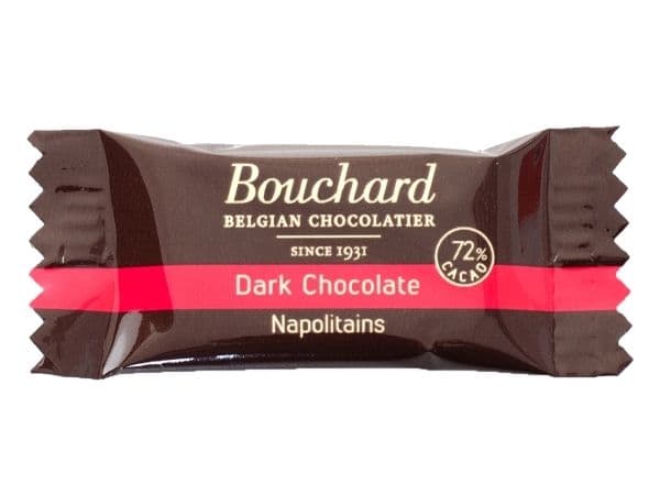 Chokolade Bouchard mørk - 5g flödespaket (1kg)