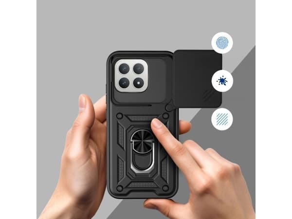 Tech-Protect CamShield Pro-etui til Xiaomi Poco F8 - svart