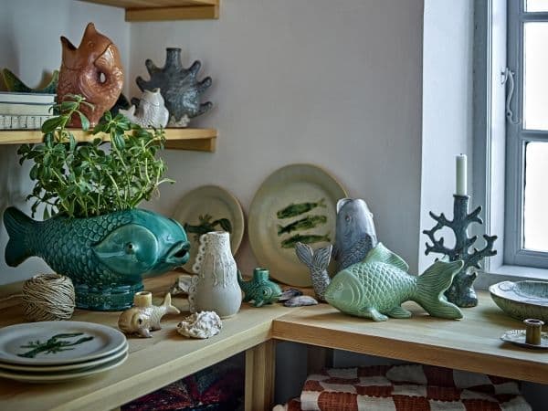 CREATIVE COLLECTION Harvey vase, brun, steingods
