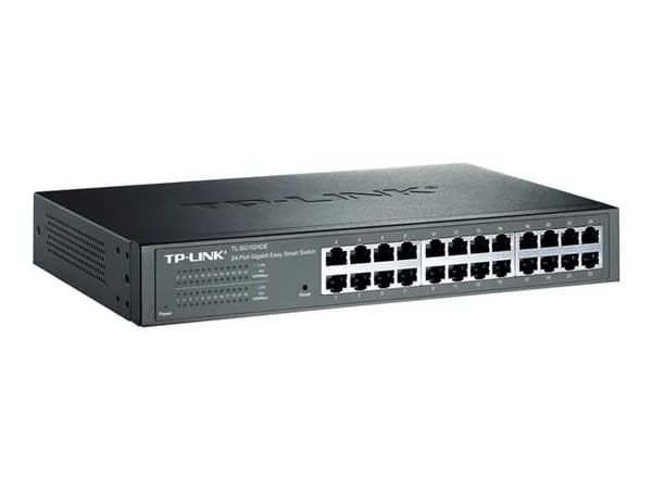 TP-Link JetStream TL-SG1024DE - Switch - 24 x 10/100/1000 - rackmonterbar