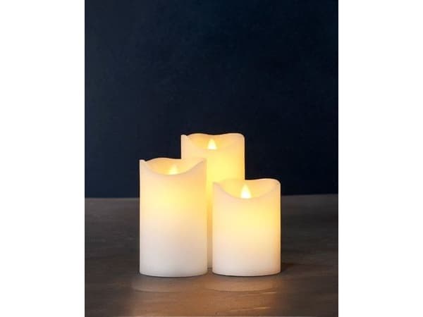 Sara 3kpl setti , Ø7,5xH10/12,5/15cm, Manteli