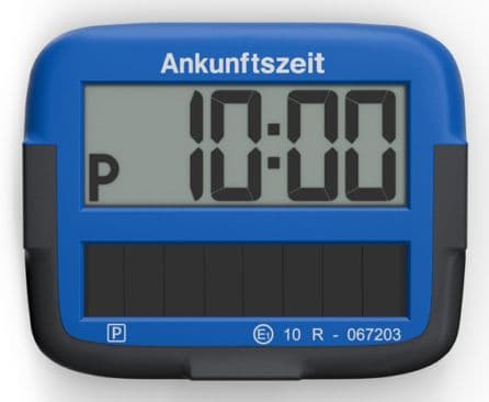 Needit PARK Micro Solar sähköinen pysäköintikiekko, musta
