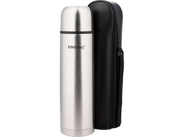 KingHoff Click Clack terästermos 1000ml (KH-4054)