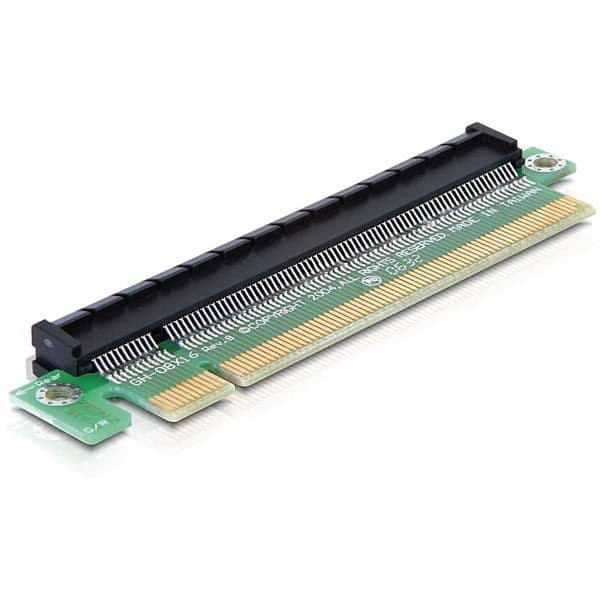 Delock PCIe Extension Riser Card x16 > x16 - Stigekort